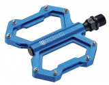 Pedale Moto Union FreeRide CNC Aluminiu Albastru, Ax Cr-Mo, Rulmenti, 104x100mm, 304g