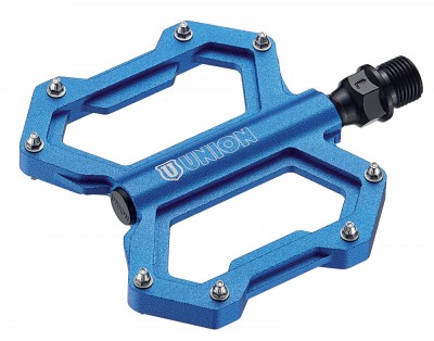 Pedale Union FreeRide CNC, aluminiu, culoare albastru Cod:421510754RM foto