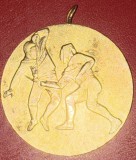 MEDALIE BRONZ SCRIMA 1988 / PLOVDIV , JOCURI BALCANICE/ 96 g./ 60 mm.