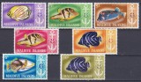 DB1 Fauna Marina Pesti Maldive 1967 7 v. MNH, Nestampilat