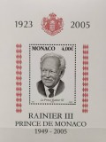 BC129, Monaco 2005, colita Rainier III