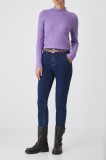 Medicine jeansi culoarea albastru marin