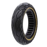 Cumpara ieftin Cauciuc solid 10&times;2.5-6.1/B44, pentru trotineta electrică Nedong, compatibil jante 44 mm, negru cu linie galbenă | Motorevolution