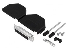 Mufă D-Sub HD 44 Pin Mamă Lipire pe Cablu - Set Complet