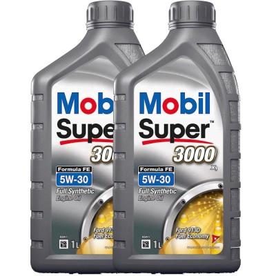 Pachet 2 litri Ulei Mobil Super 3000 X1 Formula FE 5W30 foto