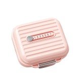 Cutie de Depozitare pentru Pastile, Cutie de depozitare Medicamente, Cutie de depozitare Vitamine, Suplimente, pentru Fete, din Plastic cu indice zi,
