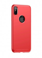 Husa iPhone X - Baseus Soft Case Jet Red foto