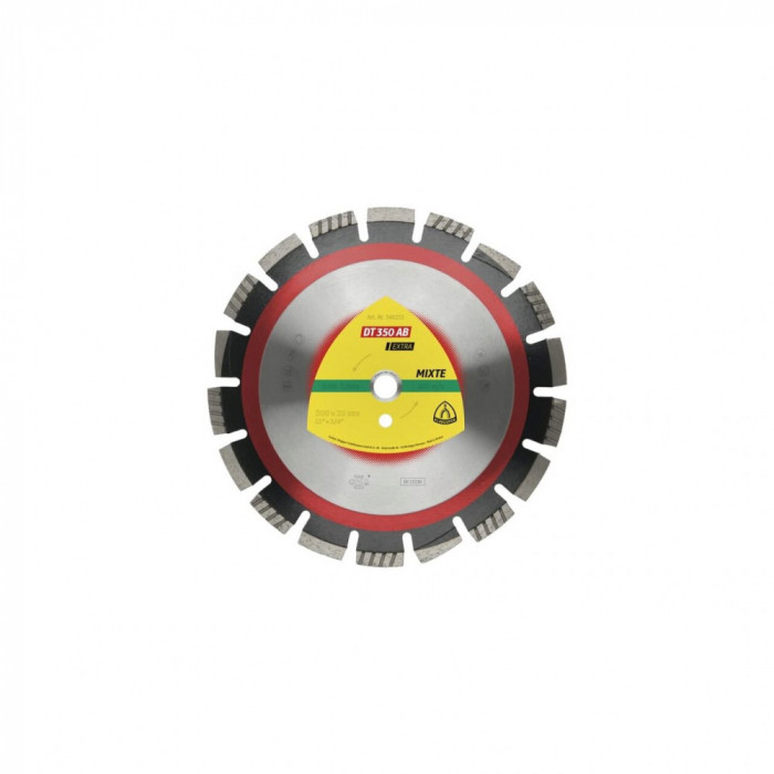 DT 350 AB Extra disc diamantat de debitat mari pentru Asfalt, Beton, Klingspor 353717