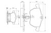 Set placute frana,frana disc OPEL ASTRA G Hatchback (F48, F08) (1998 - 2009) BOSCH 0 986 424 488
