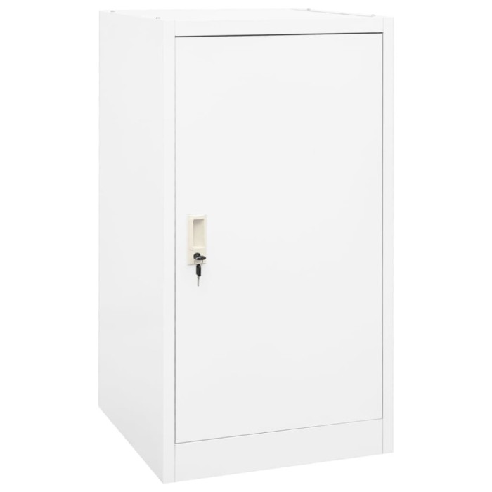 vidaXL Dulap pentru șa, alb, 53x53x105 cm, oțel 339603