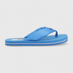 Tommy Jeans slapi FLAG EVA BEACH SANDAL femei, cu toc plat, EN0EN02111