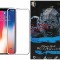 Geam protectie display sticla 6D FULL GLUE Apple iPhone X WHITE