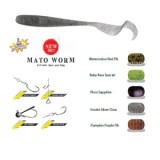 Cumpara ieftin Grub Colmic Herakles Mato Worm 16.5cm Pumpkin Purple Flakes