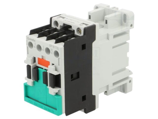 Contactor 4 poli NC x2 NO x2 24V DC 32A pentru șină DIN LOVATO ELECTRIC BF