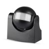 Senzor miscare infrarosu, negru, V-TAC