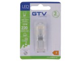 Lampă LED G9 2,5W 4000K 220lm 230VAC 360&deg;