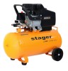 Stager Air 20D50 compresor aer, 50L, 8bar, 200L/min, monofazat, angrenare directa ProAdvanced PowerfulTools