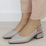 Cumpara ieftin Pantofi gri comozi din piele naturala BY6889-6 02