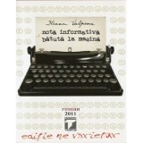 Nota informativa batuta la masina - Ileana Vulpescu