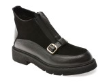 Ghete EPICA negre, 1474300, din piele intoarsa