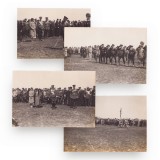 Familia regală a Rom&acirc;niei la un miting aviatic, februarie 1925, cinci fotografii de epocă