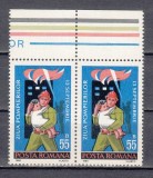 A11 TX10 4 - 1980 - Ziua pompierilor - pereche de doua timbre