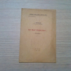 SE RUP PECETILE... - Cuvantare - NICOLAE Mitropolitul Ardealului - 1948, 15 p.