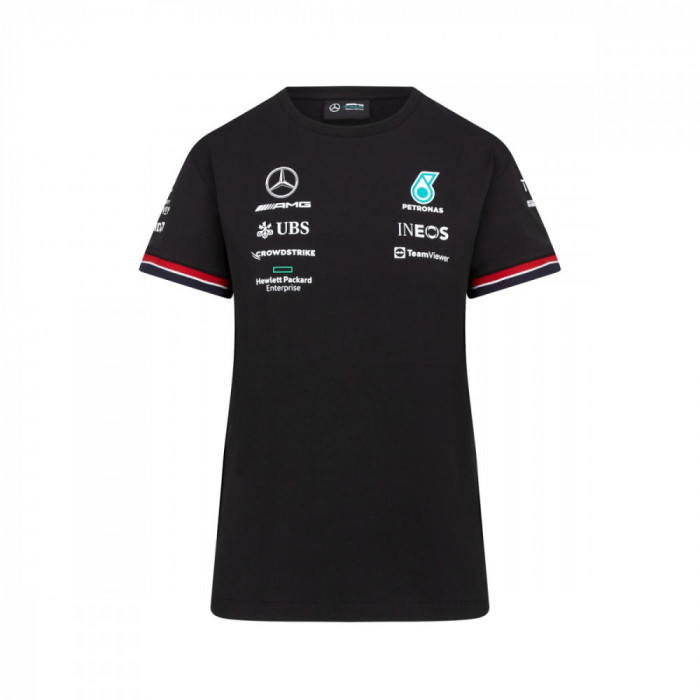 Mercedes AMG Petronas tricou de dama team black F1 Team 2022 - L