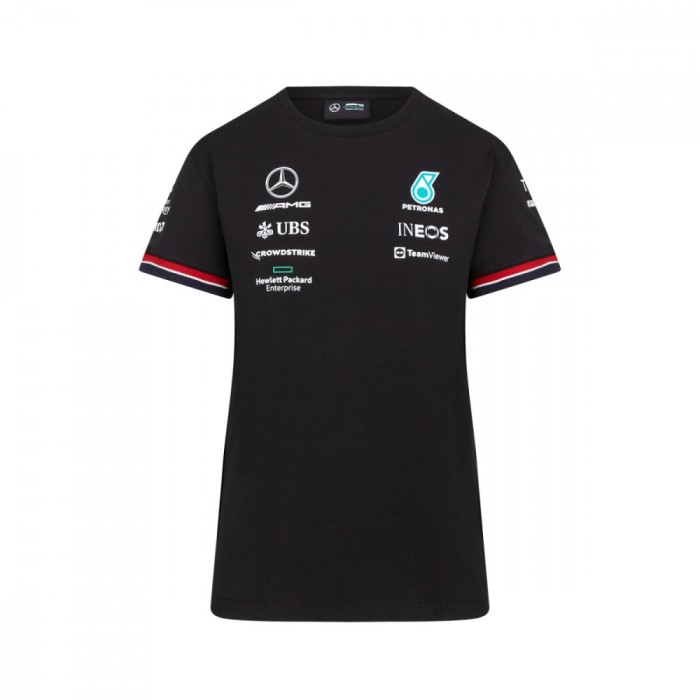 Mercedes AMG Petronas tricou de dama team black F1 Team 2022 - L