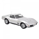 Macheta auto Chevrolet Corvette Coupe 1969 gri, 1:18 Norev