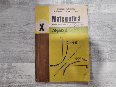 Matematica.Manual pentru clasa a X a- C.Nastasescu,C.Nita,S.Popa foto