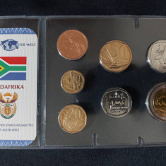 Seria completata monede - Africa de Sud 2004 - 2006 , 7 monede