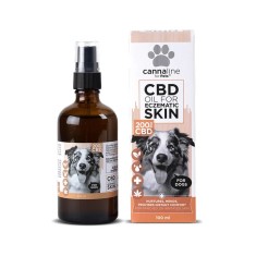 Ulei CBD pentru Piele Eczematoasa la Caini 200mg (100ml) - Cannaline