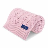 Paturica copii Bocioland Milano bambus si bumbac, Pink, 80 x 100 cm, antialergica