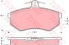 Set placute frana,frana disc VW PASSAT (3A2, 35I) (1988 - 1997) TRW GDB430