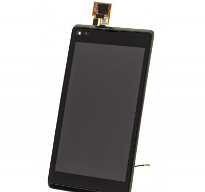 Display Sony Xperia L, S36h, C2104, Black, Complet foto