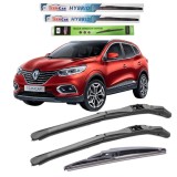Ștergătoare Renault Kadjar Facelift (2018&ndash;2024) TeamCar&reg; &ndash; Hibrid | Set Complet