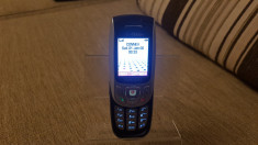 Telefon Dame RAR Samsung E820 Slide Silver Liber retea Livrare gratuita! foto