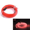 Fir Neon Auto &quot;EL Wire&quot; culoare Rosie, lungime 1M, alimentare 12V, droser inclus, AVEX