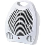 Aeroterma portabila, FOXMAG24, protectie la supraincalzire, cu ventilator si 2 trepte de viteza, 1000W si 2000W, alb