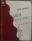 LUCIA DEMETRIUS - FLORI DE HARTIE(POEME)[1947/tiraj 528/portret MIRCEA BERINDEY]
