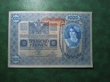 AUSTROUNGARIA 1000 KRONEN 1902 UNC - SUPRATIPAR DO