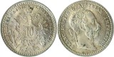 Austria 1872 - 10 kreuzer, argint, aUNC/UNC