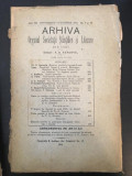 Arhiva - Organul Societatei Stiintifice si Literare Anul XII Septembrie-Octombrie 1901 No.9 si 10