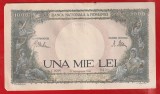 (1) BANCNOTA ROMANIA - 1.000 LEI 1941 (10 SEPTEMBRIE 1941), STARE FOARTE BUNA, FILIGRAM TRAIAN, REGALISTA