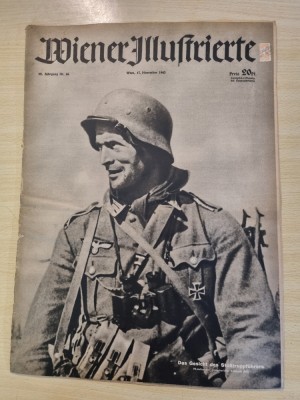 revista nazista austria 17 noiembrie 1943-art. foto de pe front,SS panzer,razboi foto