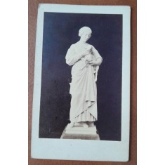 Fotografie tip CDV, sculptura Inocenta