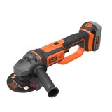 Cumpara ieftin Polizor unghiular pe acumulator Black &amp; Decker BCG720M1-QW, 18V, 1 x 4Ah, 125 mm diametru disc