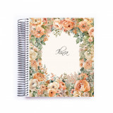 Notebook Peach Flowers