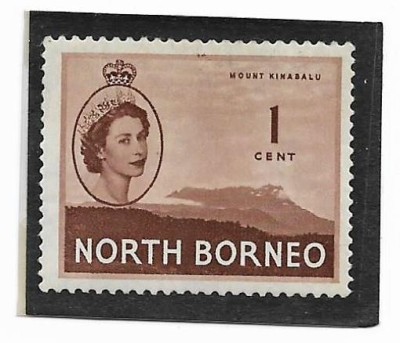 Borneo de Nord - Regina Elizabeth II &amp;amp; Motive locale, 1954-1957 - valoare neobliterata foto